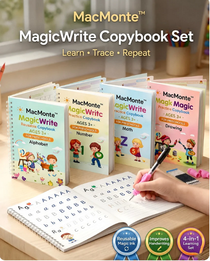 Kids Magic Practice Reusable Book