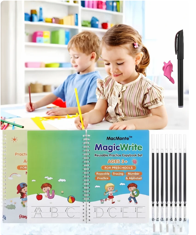 Kids Magic Practice Reusable Book