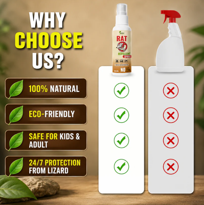 Rat repellent spray