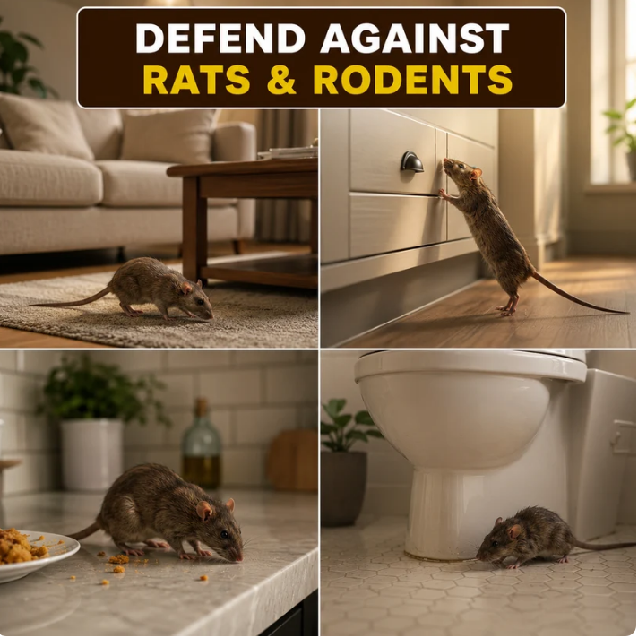 Rat repellent spray