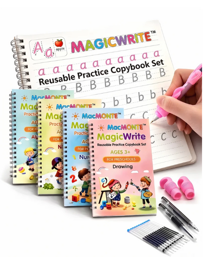 Kids Magic Practice Reusable Book